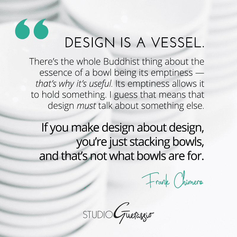 Design is a Vessel