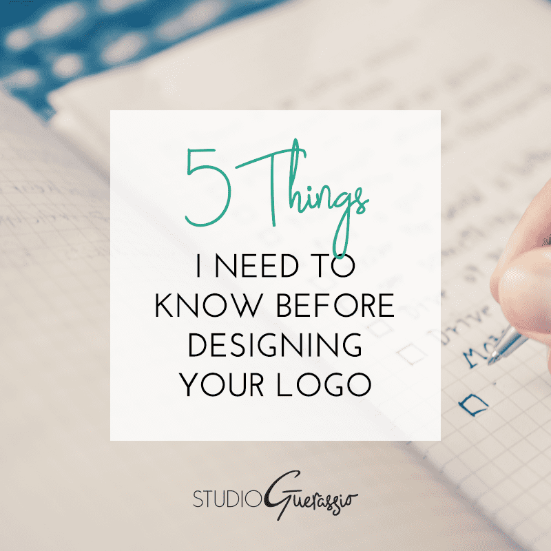 5 Things I Need To Know Before Designing Your Logo