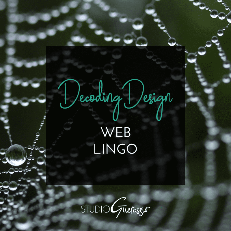 Decoding Design: Web Lingo